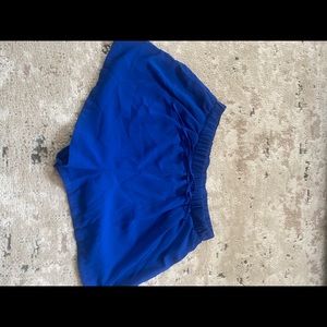 Royal blue shorts